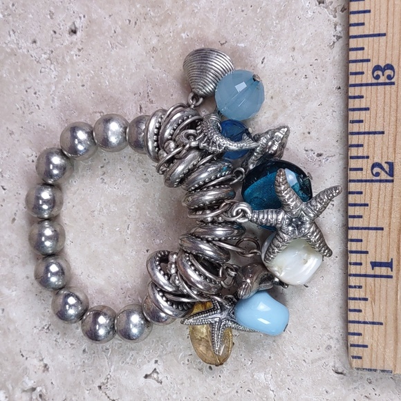 Ocean Themed Stretch Charm Bracelet - Picture 5 of 9